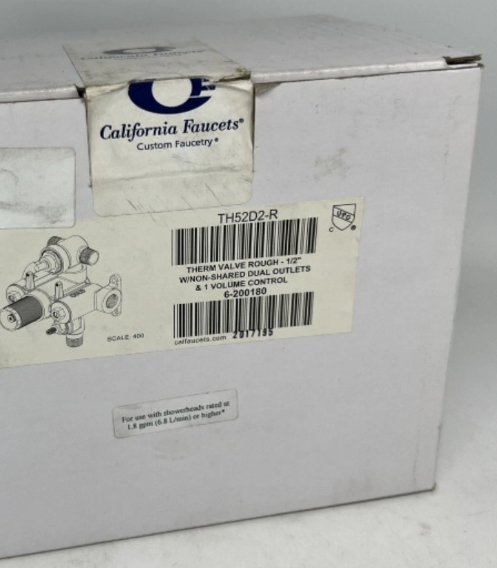 NEW California Faucets TH52D2-R 1/2 NEW California Faucets TH52D2-R 1/2