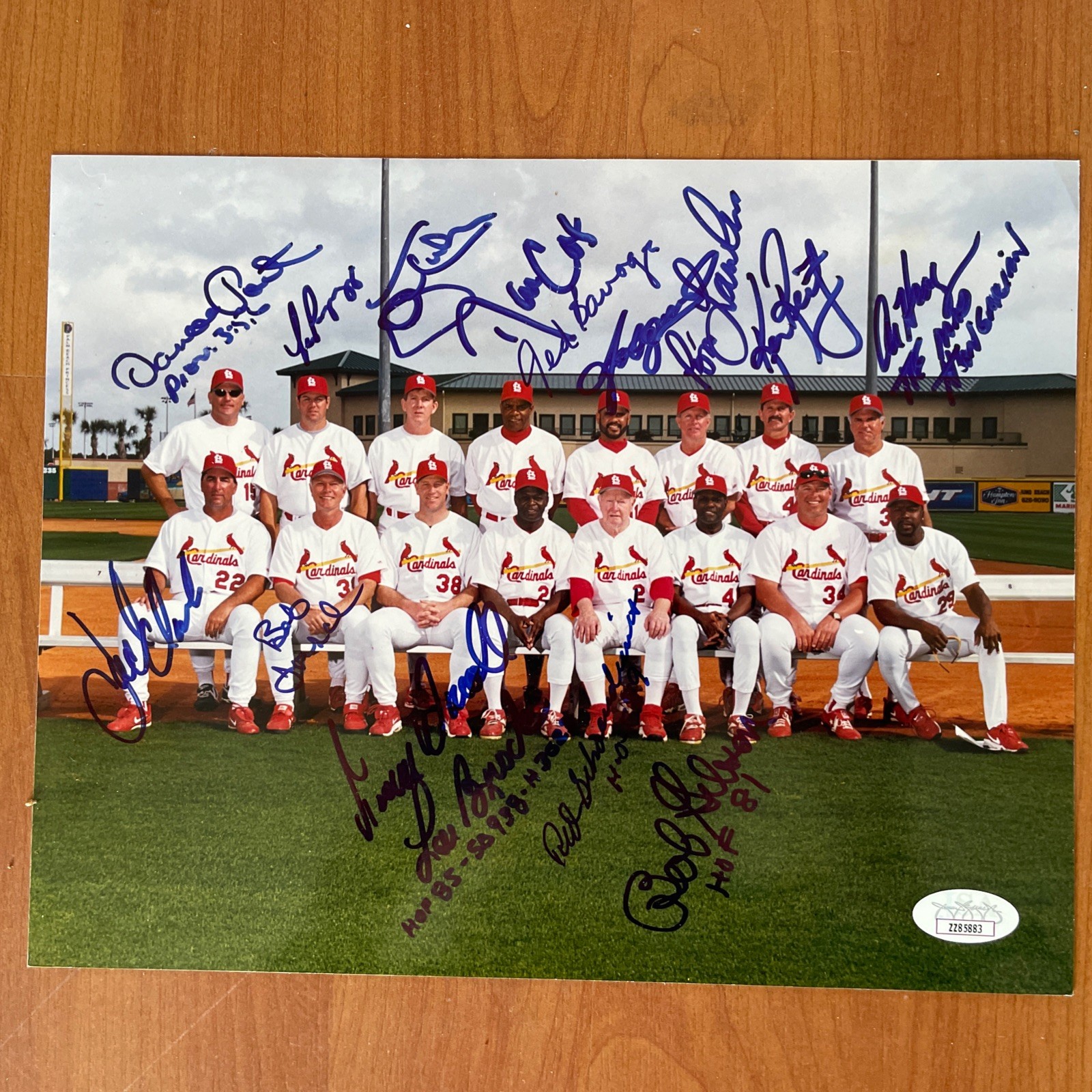 Cardinals JSA LOA Multi Player Signed Vintage Photo 8x10 Cardinals JSA LOA Multi Player Signed Vintage Photo 8x10