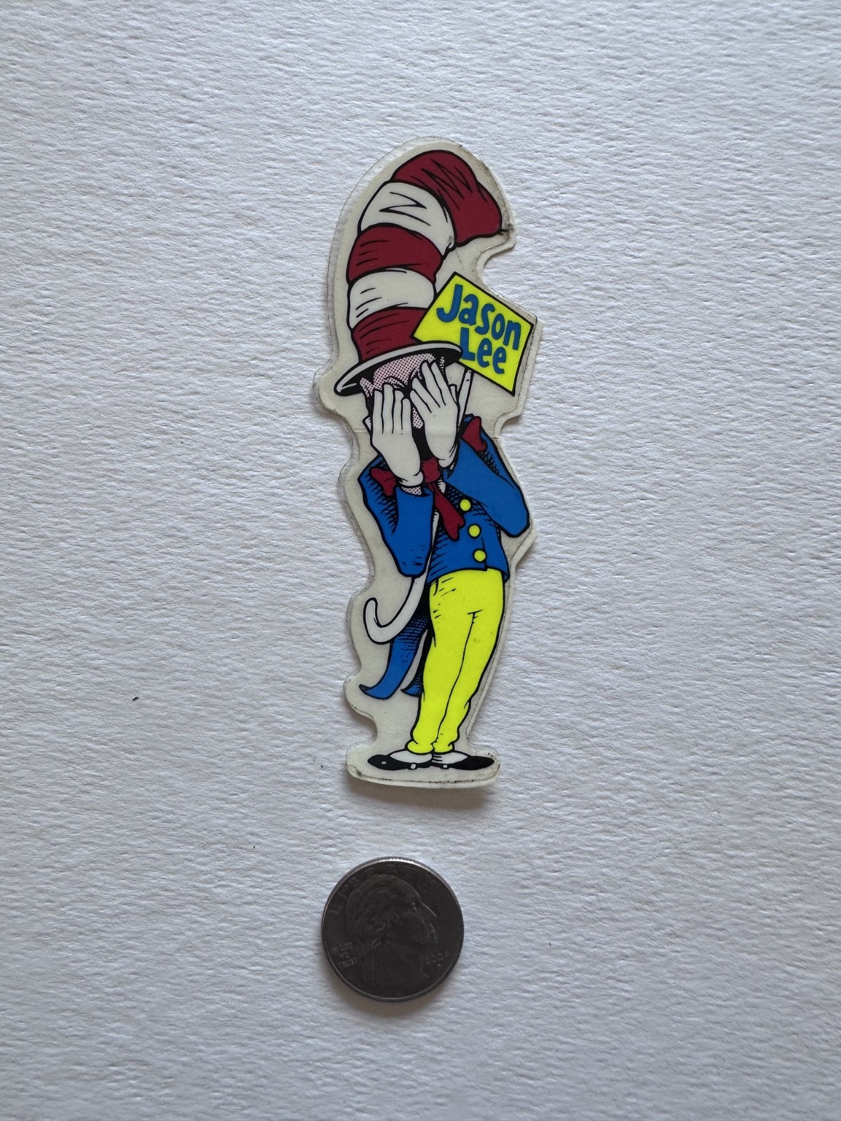 Vintage 1990s Blind Skateboards Jason Lee Dr Seuss Cat In The Hat Sticker Vintage 1990s Blind Skateboards Jason Lee Dr Seuss Cat In The Hat Sticker