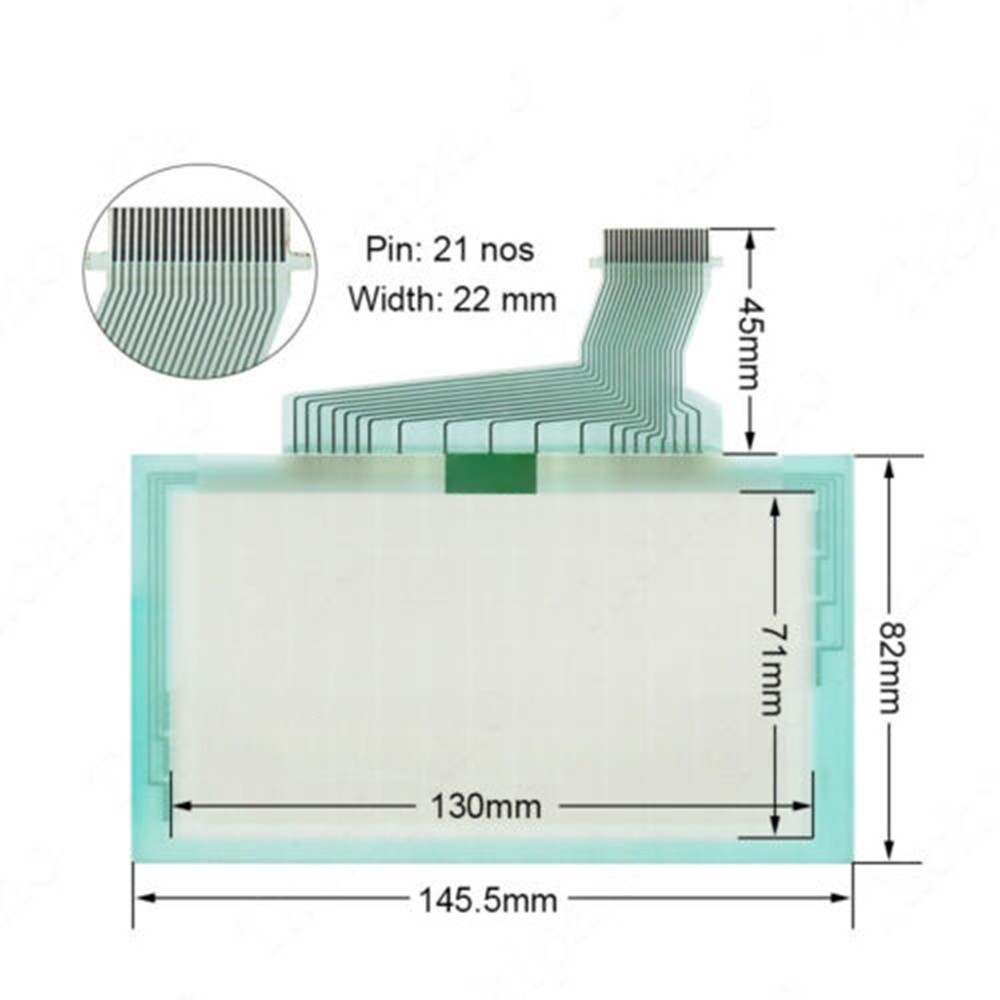 Touch Screen Glass Panel New for NT21-ST121-TW *wq
