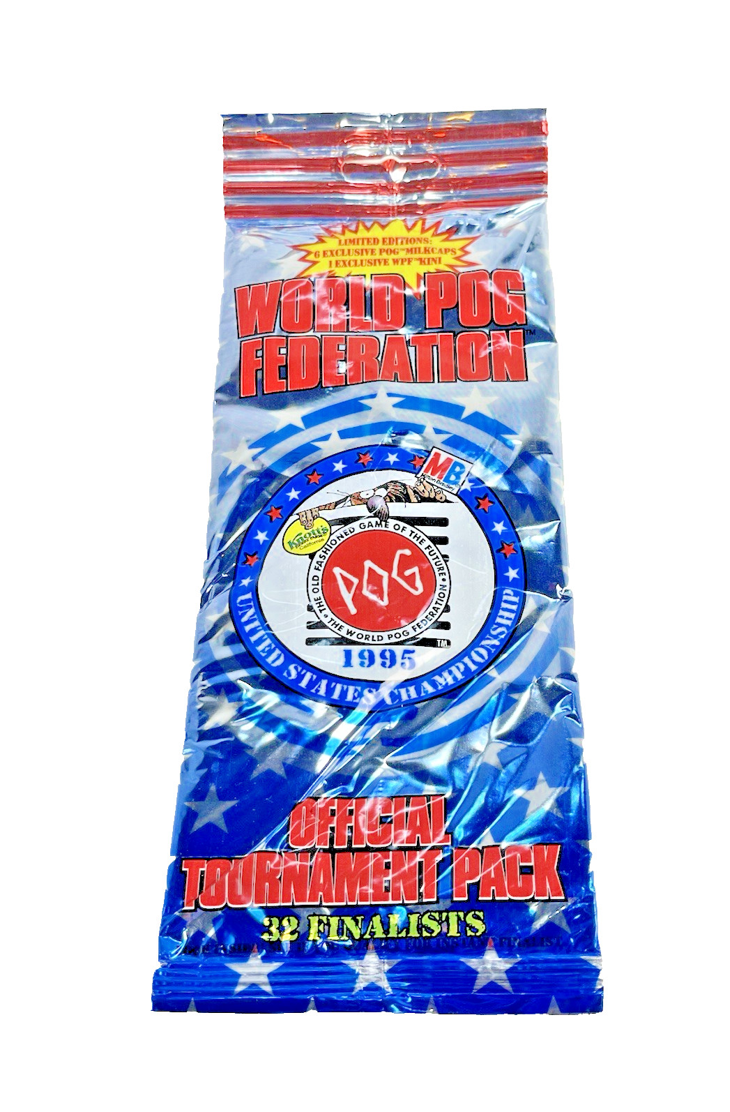 Pogs World Pog Federation Pack 1995 US Championship Tournament Rare Vintage New