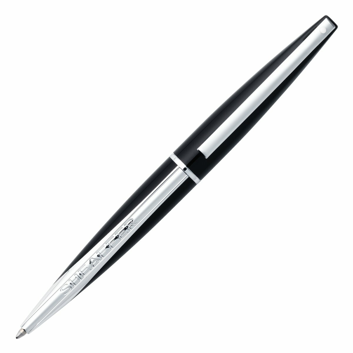 Sheaffer Taranis Ballpoint Pen, Matte Black Lacquer & Chrome, New In Box Sheaffer Taranis Ballpoint Pen, Matte Black Lacquer & Chrome, New In Box