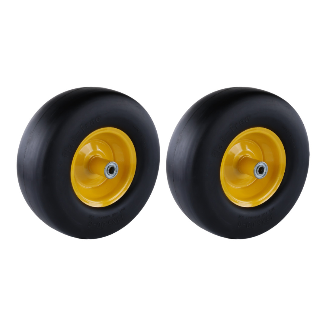 2PK TCA13769 Flat Free Tire 13X5.00-6 fits John Deere 647 Z915B 757 737 717 667A