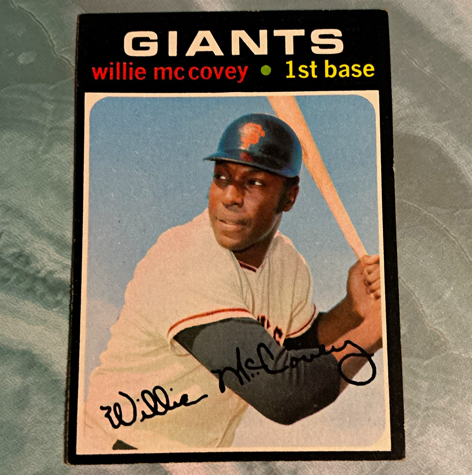 Topps 1971 Topps Willie McCovey #50 San Francisco Giants MLB Baseball Card Topps 1971 Topps Willie McCovey #50 San Francisco Giants MLB Baseball Card