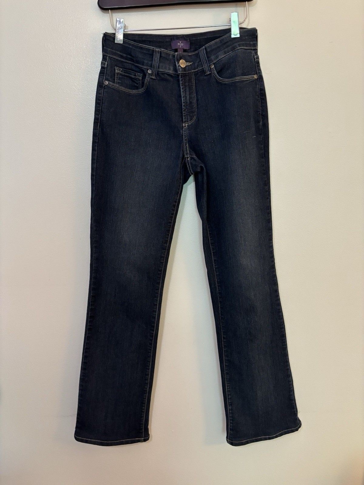NYDJ Jeans Women 2 28 Blue Barbara Bootcut Lift Tuck Technology Shaping Mid Rise