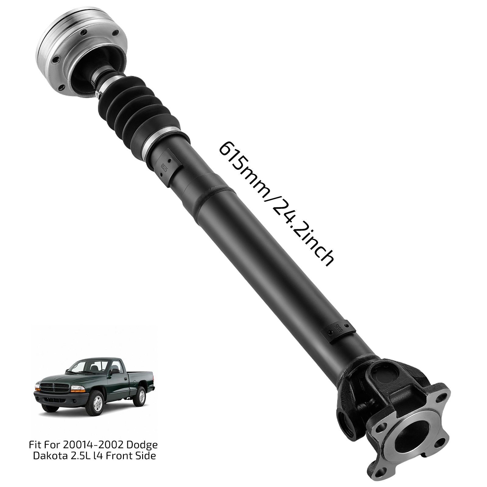 Fits 2004-2007 Dodge Dakota 3.7L 4WD Front Driveshaft Propeller Shaft 52105981AC Fits 2004-2007 Dodge Dakota 3.7L 4WD Front Driveshaft Propeller Shaft 52105981AC