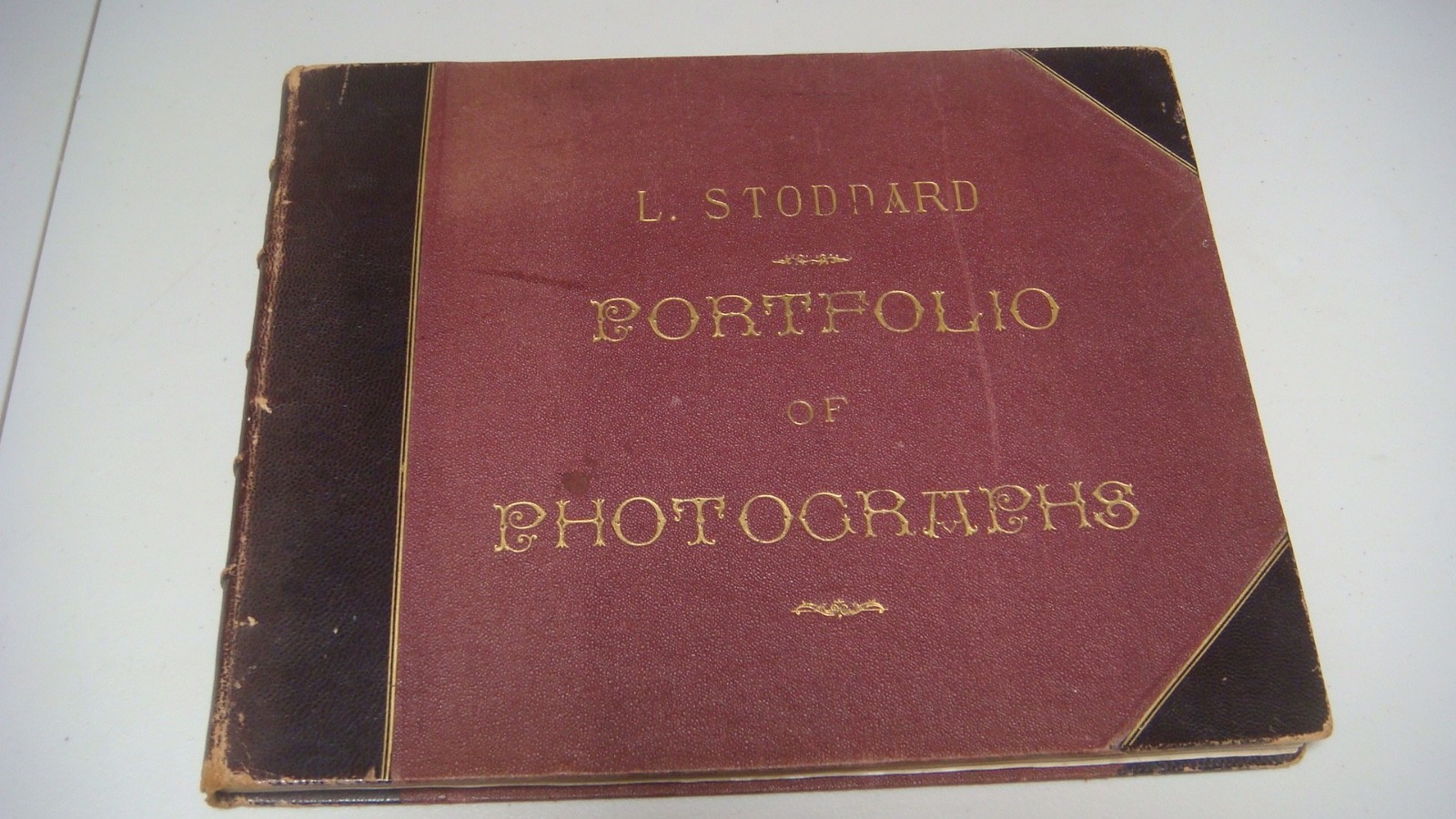1893 ANTIQUE John L. Stoddard – Portfolio of Photographs of Famous Scenes book 1893 ANTIQUE John L. Stoddard – Portfolio of Photographs of Famous Scenes book