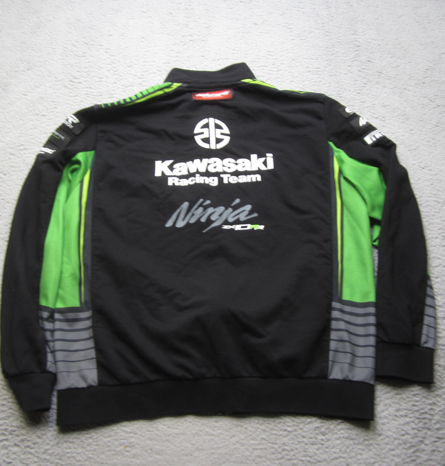 Kawasaki Racing Team Jacket Mens XL Black Monster Energy Ninja ZX-10R