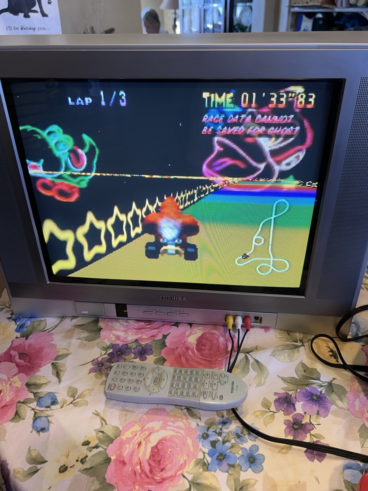 Vintage Toshiba Flatscreen CRT Tv 20” Remote Retro Gaming Front Inputs VIDEO Vintage Toshiba Flatscreen CRT Tv 20” Remote Retro Gaming Front Inputs VIDEO