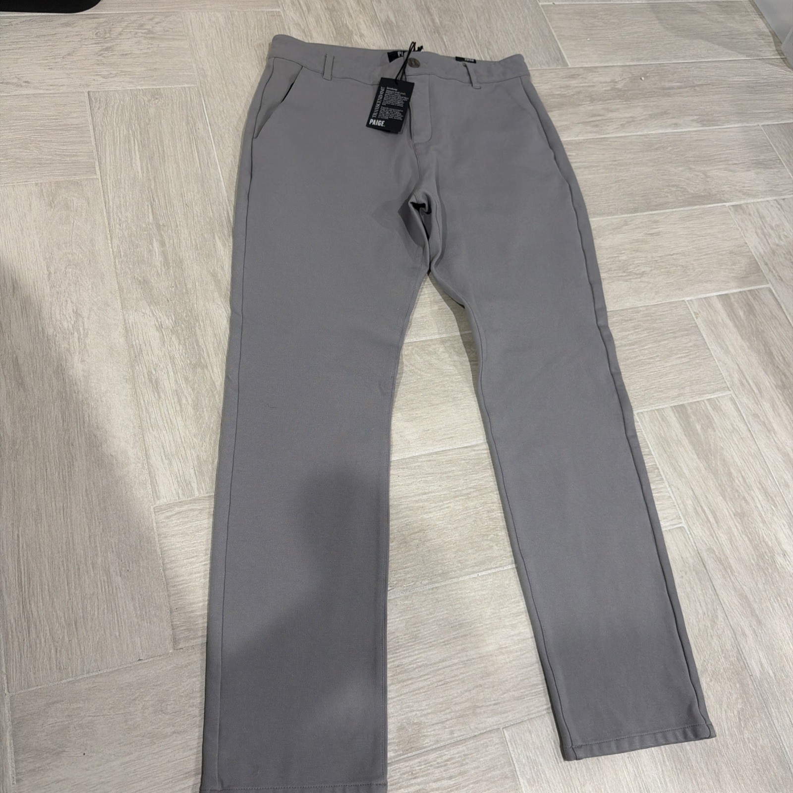 Brand New Paige Brennan Mens 33 Shark Fin Slim Fit Stretch Pants MSRP $198