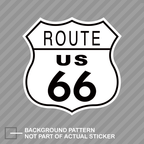 US Route 66 Sticker Decal Vinyl highway #1 US Route 66 Sticker Decal Vinyl highway #1