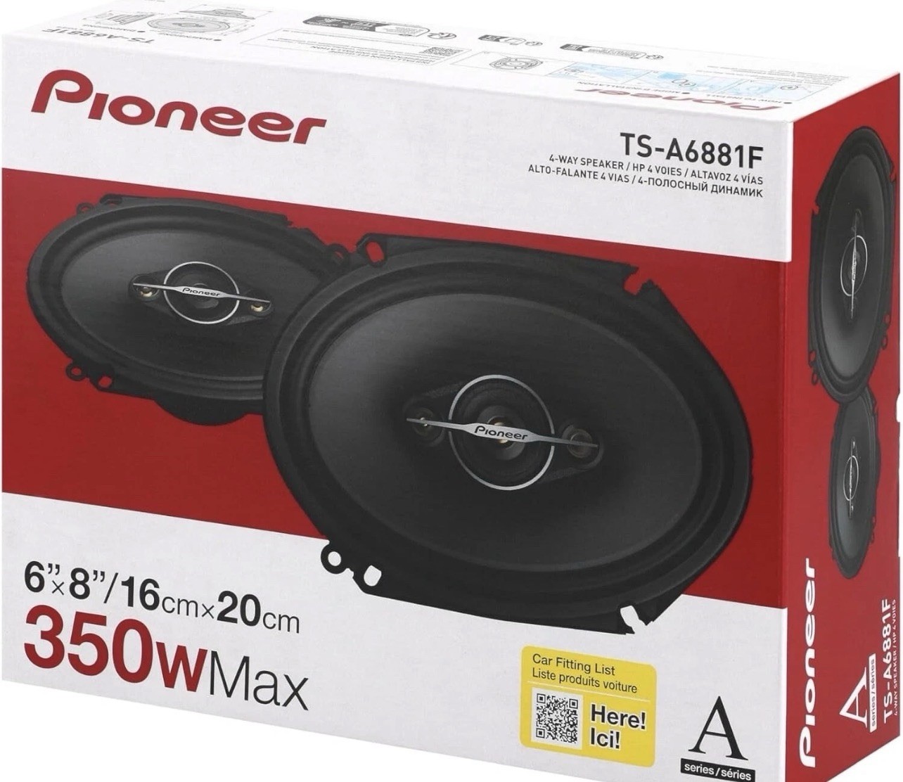 Pioneer TS-A6881F 350 Watt 6\ Pioneer TS-A6881F 350 Watt 6\