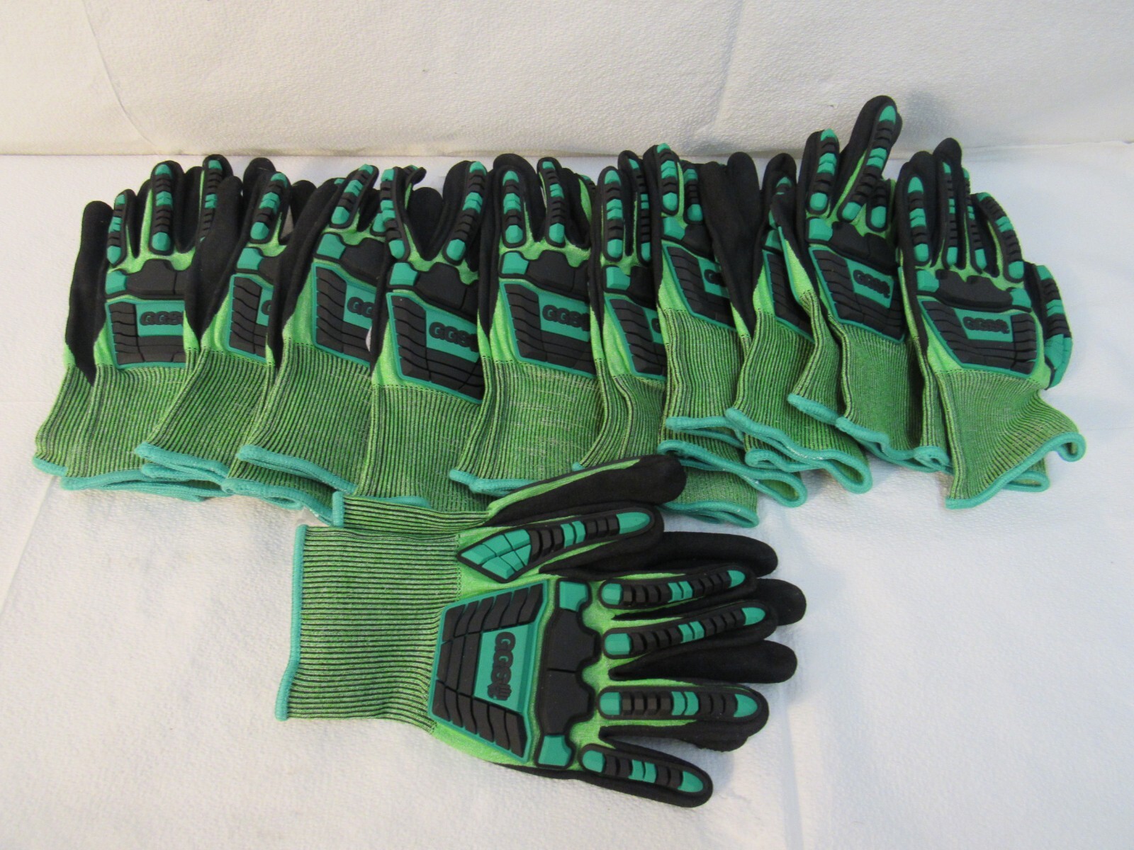 GGS Vice Gripsters Work Gloves 12 Pairs Size Medium P/N CIA799XFT-8 GGS Vice Gripsters Work Gloves 12 Pairs Size Medium P/N CIA799XFT-8
