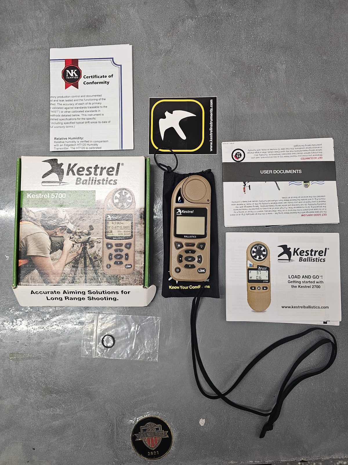 Kestrel 5700 Ballistic Weather Meter with LiNK Kestrel 5700 Ballistic Weather Meter with LiNK