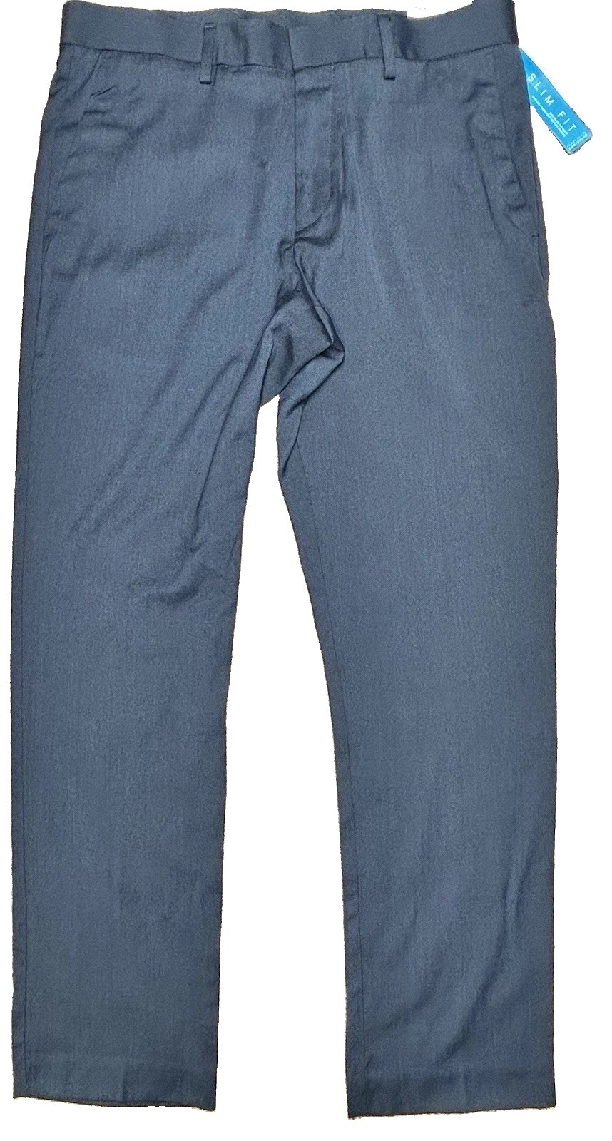 NWT Perry Ellis Portfolio Travel Luxe Slim Fit Dress Pants 32x30 Blue Gray