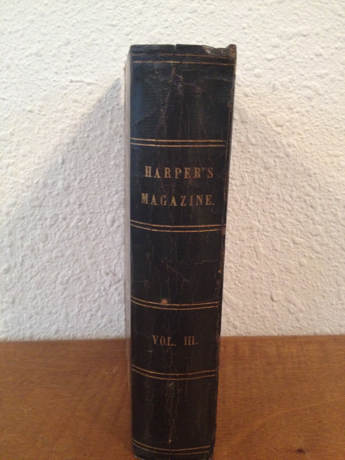 Antique Harper’s New Monthly Magazine Volume 3 June to November 1851 Antique Harper’s New Monthly Magazine Volume 3 June to November 1851