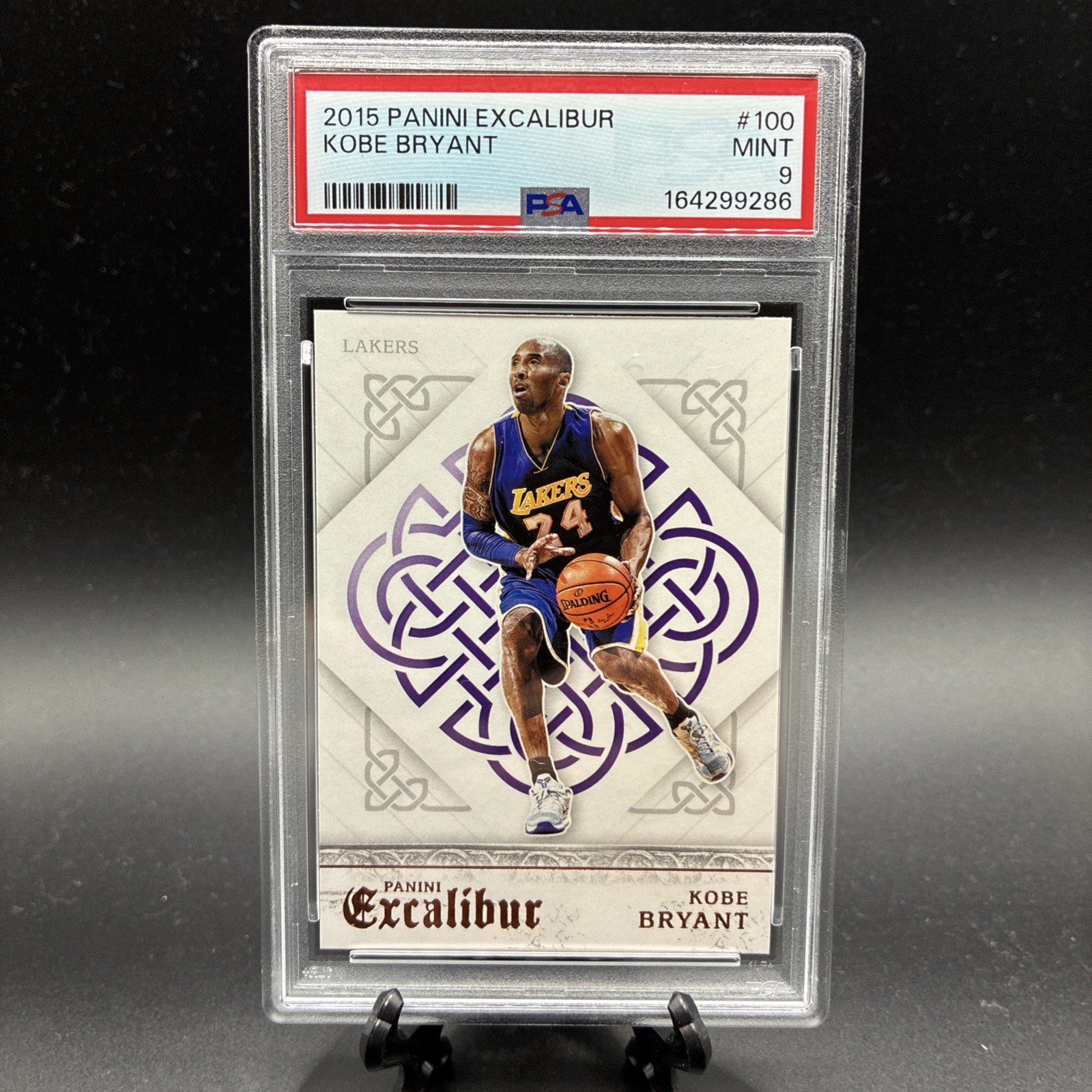 2015-16 Panini Excalibur - Kobe Bryant #100 PSA 9 Mint 2015-16 Panini Excalibur - Kobe Bryant #100 PSA 9 Mint