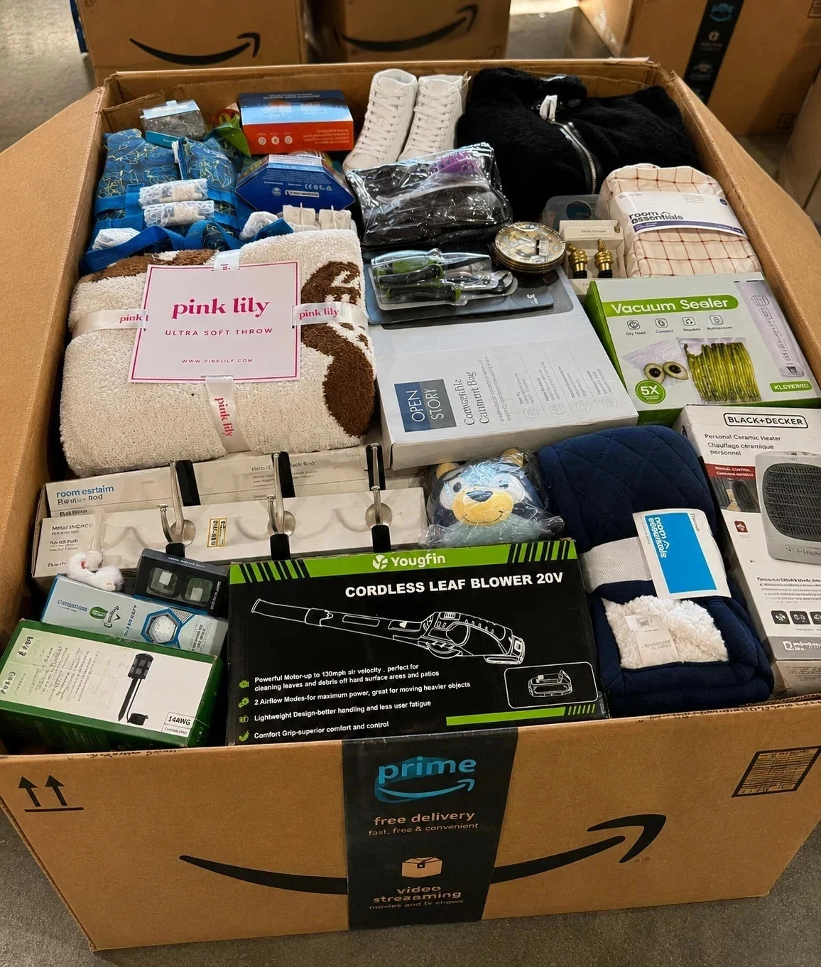 NEW SEALED AMAZON Mystery Box Liquidation General Merchandise Resale Box