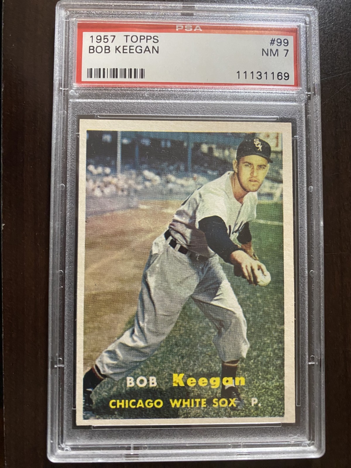 1957 Topps #99 Bob Keegan PSA 7 1957 Topps #99 Bob Keegan PSA 7