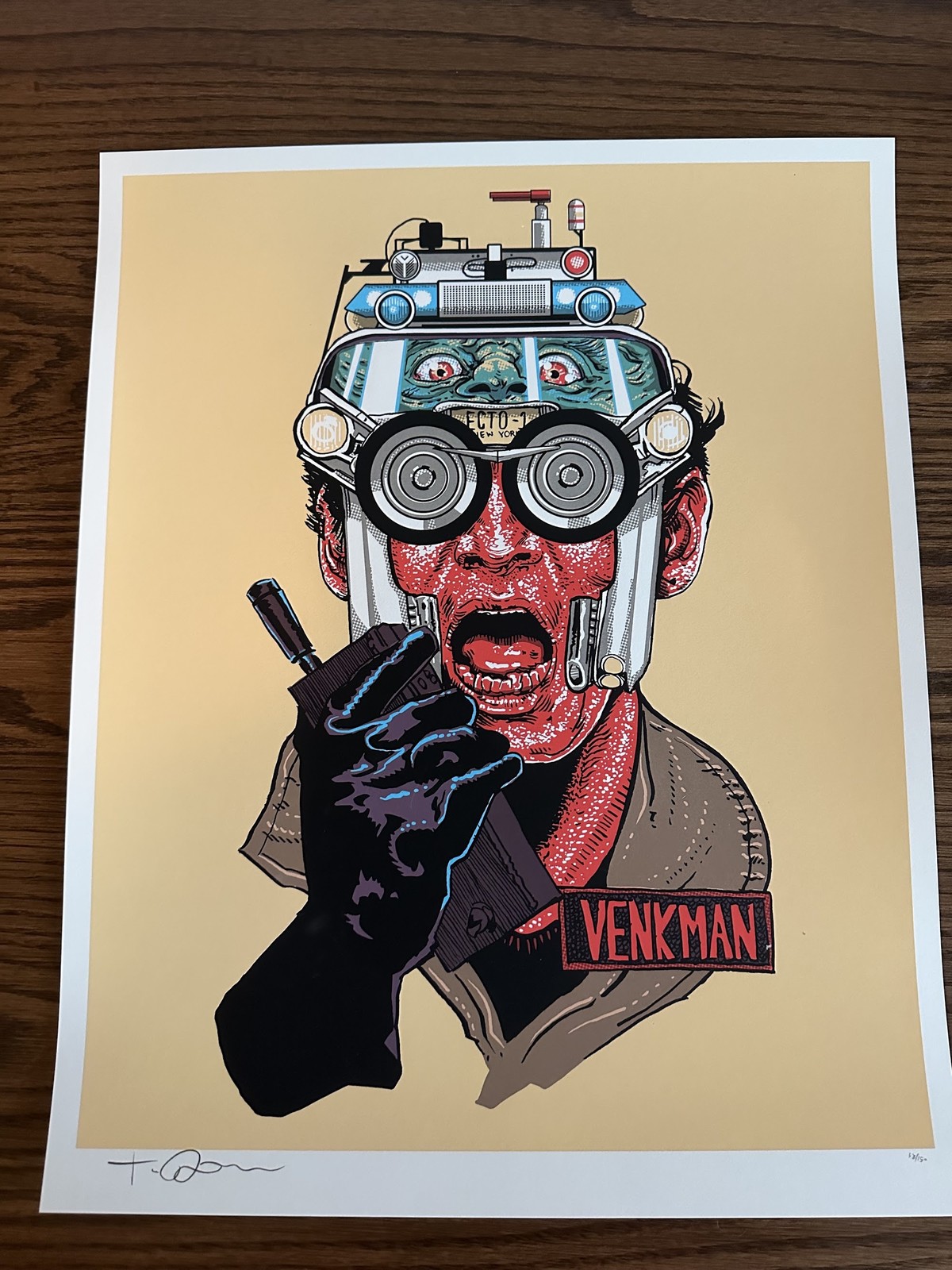 Venkman Mondo 16x20 Poster Tim Doyle Limited Edition Screen Print