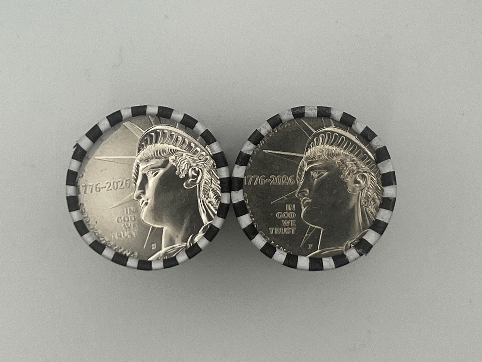 2026 Enduring Liberty Semiquincentennial Half Dollar 2Rolls-1D & 1 P 2026 Enduring Liberty Semiquincentennial Half Dollar 2Rolls-1D & 1 P