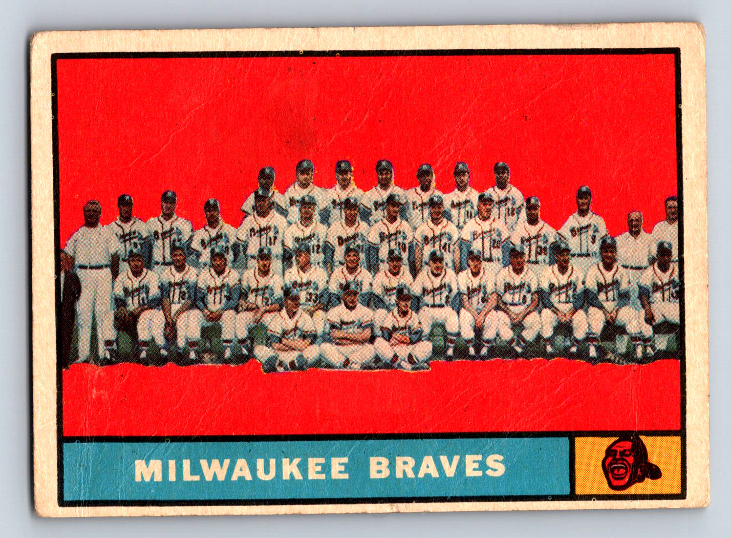 1961 Topps - Milwaukee Braves #463