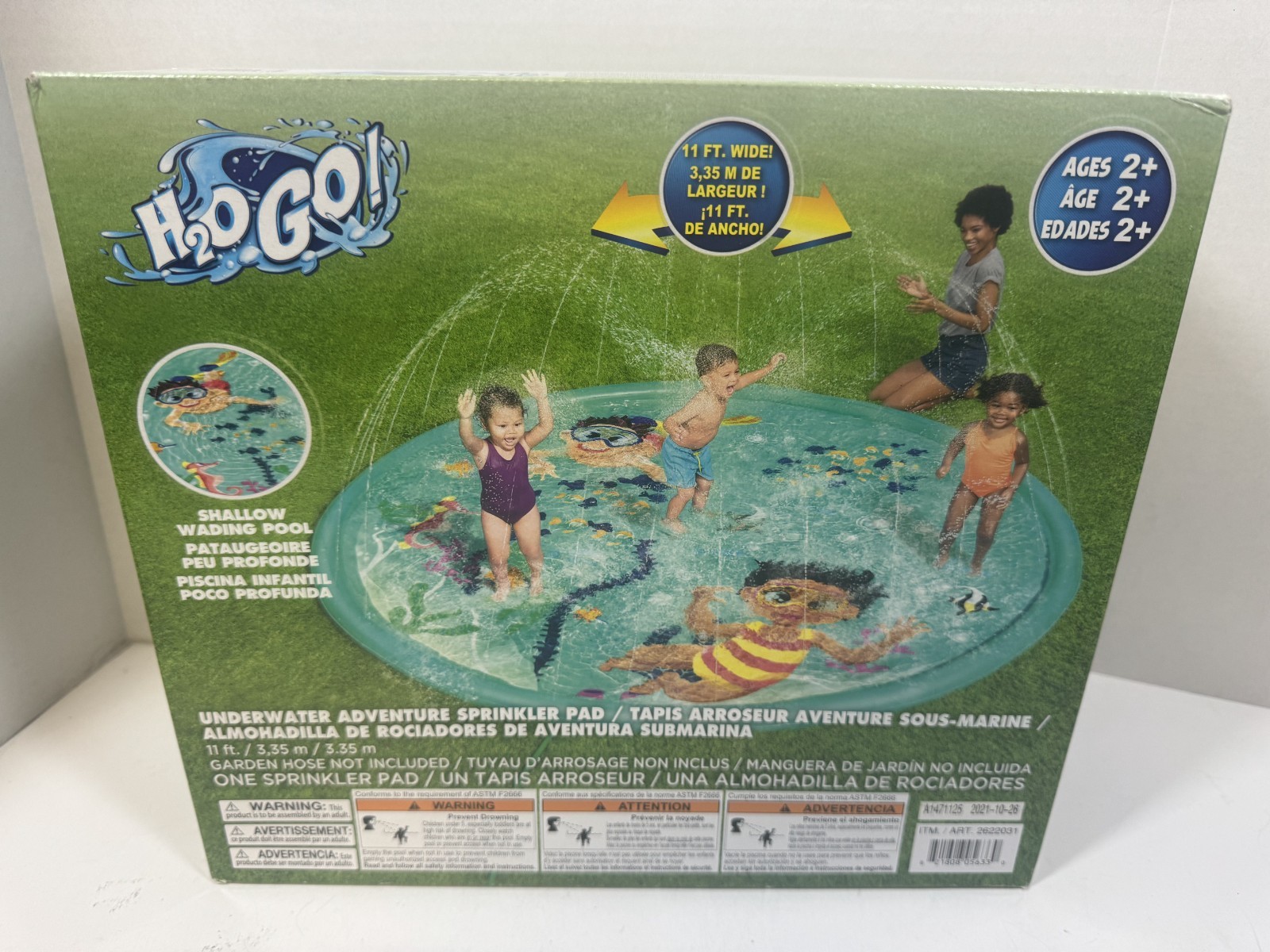 Bestway H2OGo BIG-11 Feet Wide Underwater Adventure Sprinkler Pad **NEW** Bestway H2OGo BIG-11 Feet Wide Underwater Adventure Sprinkler Pad **NEW**