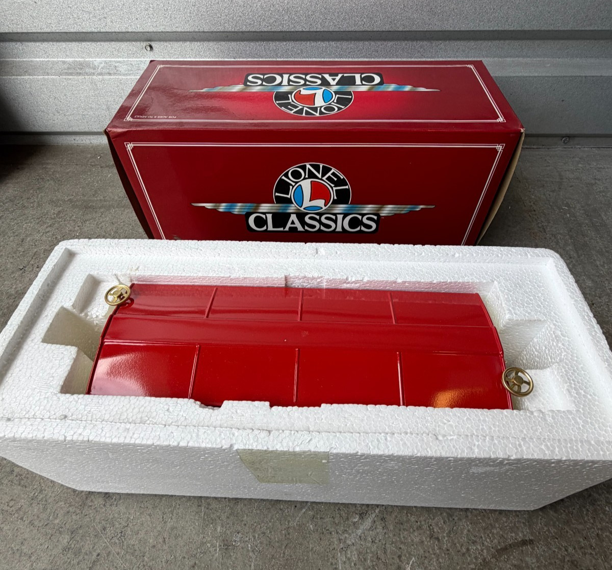 VINTAGE NOS LIONEL CLASSICS 6-13601 STANDARD GAUGE 1989 CHRISTMAS CAR