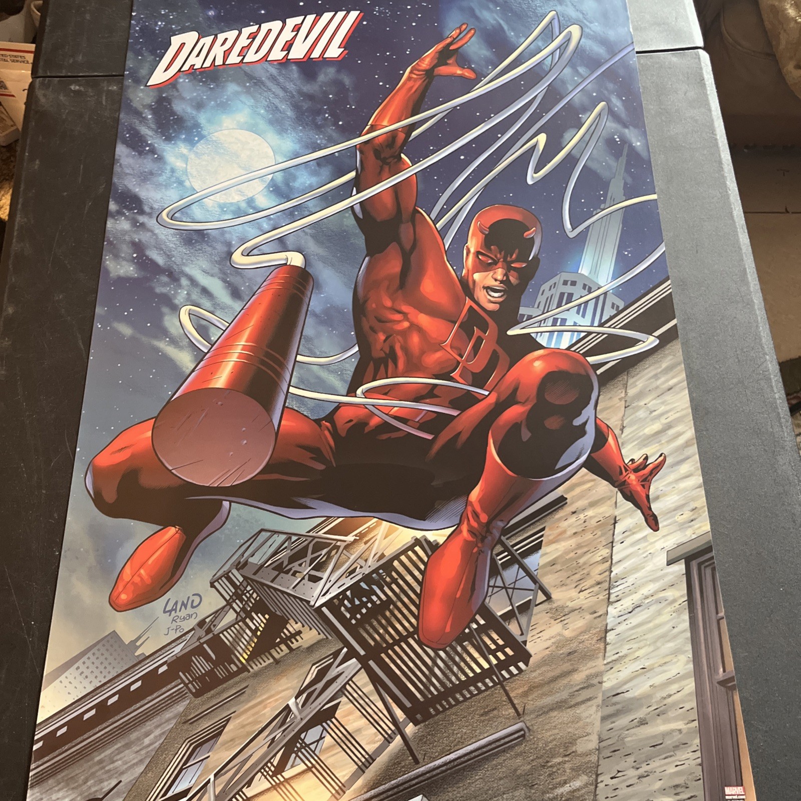 Marvel Daredevil Billy Club 36x24 Poster Chris Land Art Trends 