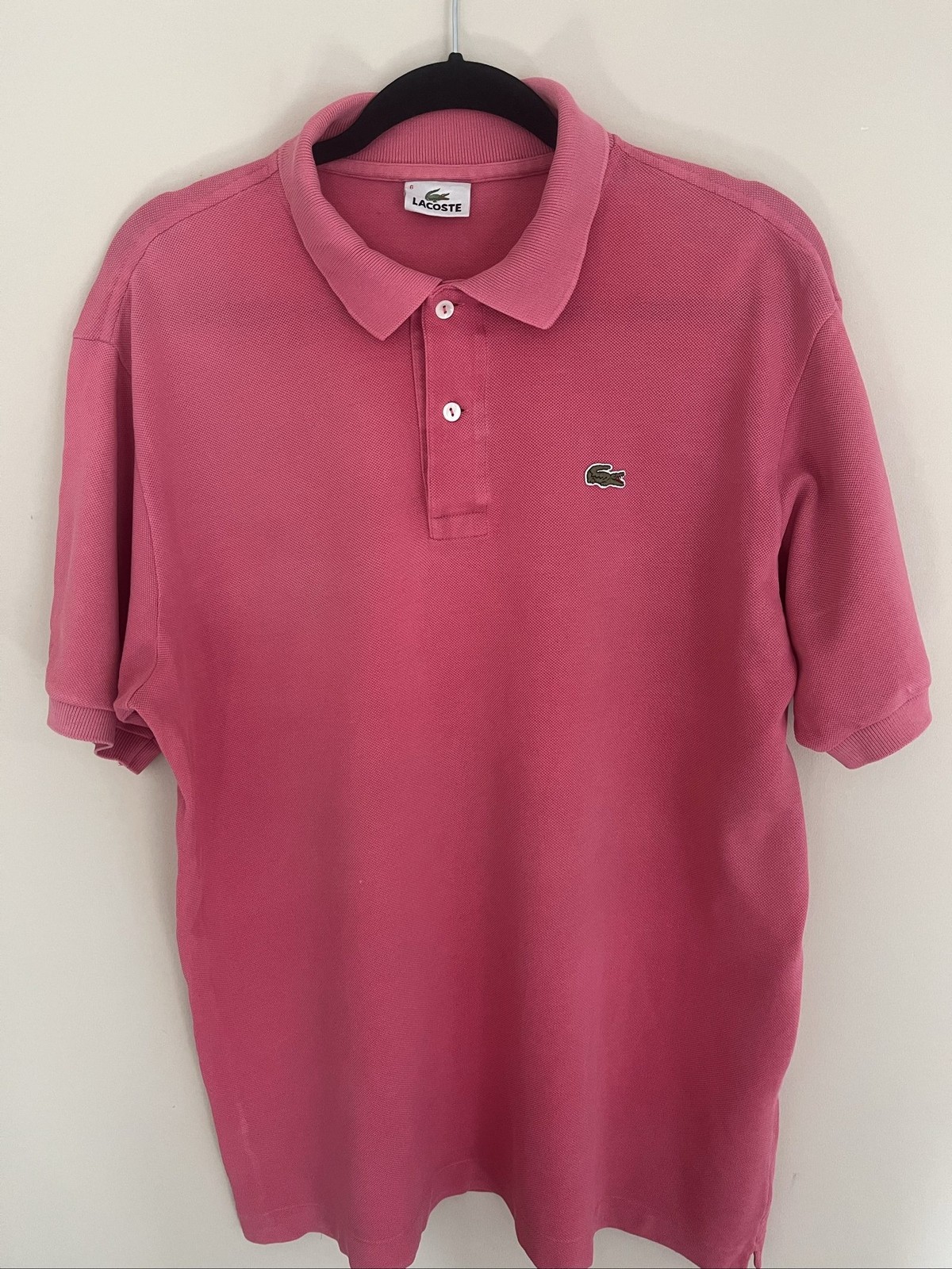 Lacoste Pink Polo Shirt Size Xl Cotton Classic Fit Lacoste Pink Polo Shirt Size Xl Cotton Classic Fit
