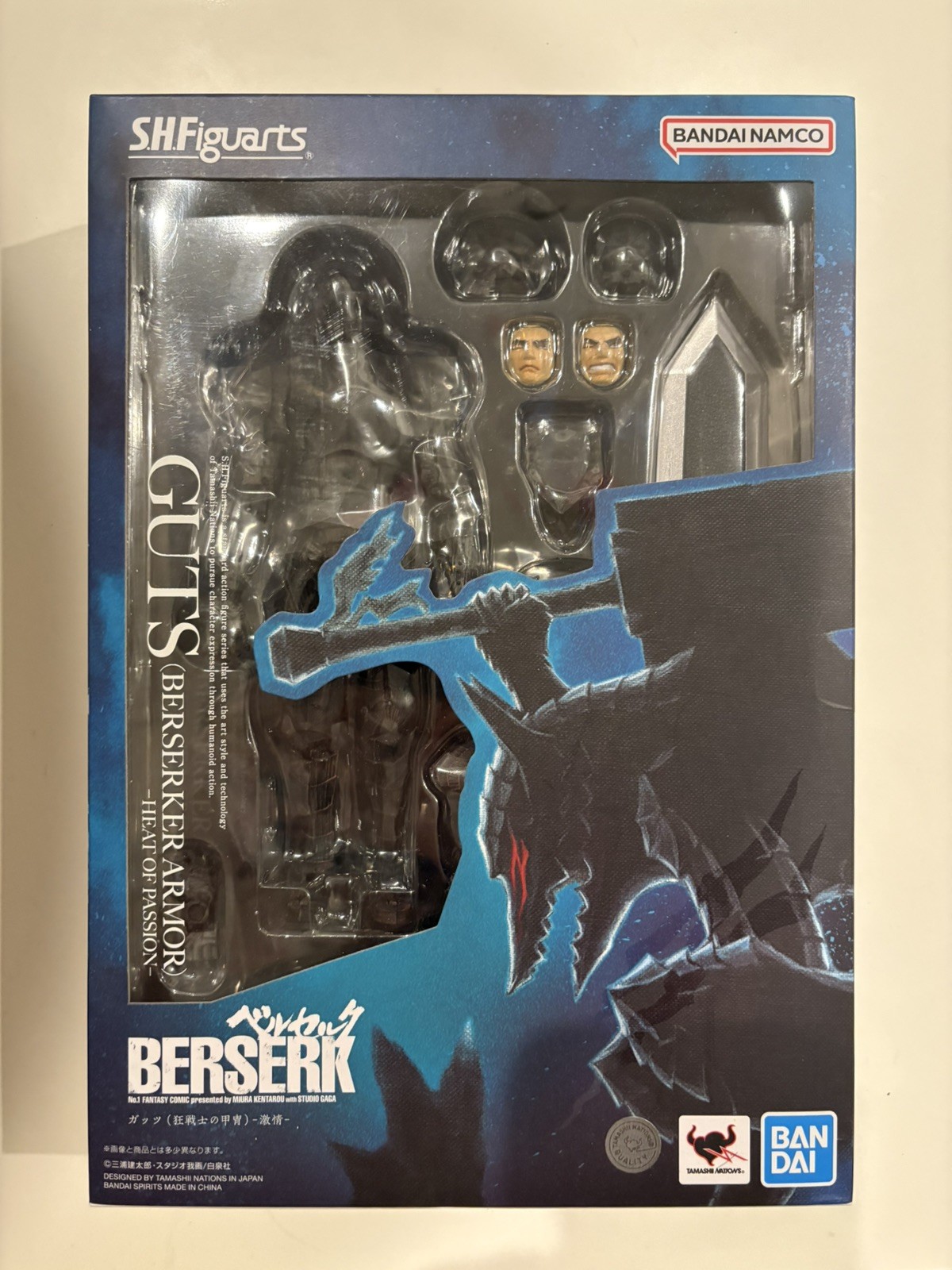 S.H.Figuarts BERSERK GUTS Berserker Armor Heat of Passion Bandai Action Figure S.H.Figuarts BERSERK GUTS Berserker Armor Heat of Passion Bandai Action Figure