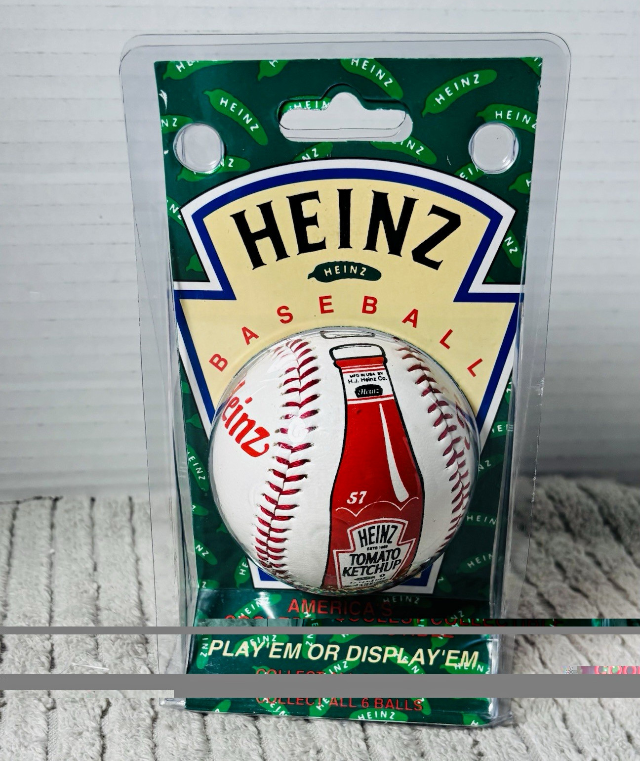 VTG 1998 Heinz Tomato Ketchup Collectible Baseball Anaconda Sports Sealed NEW VTG 1998 Heinz Tomato Ketchup Collectible Baseball Anaconda Sports Sealed NEW
