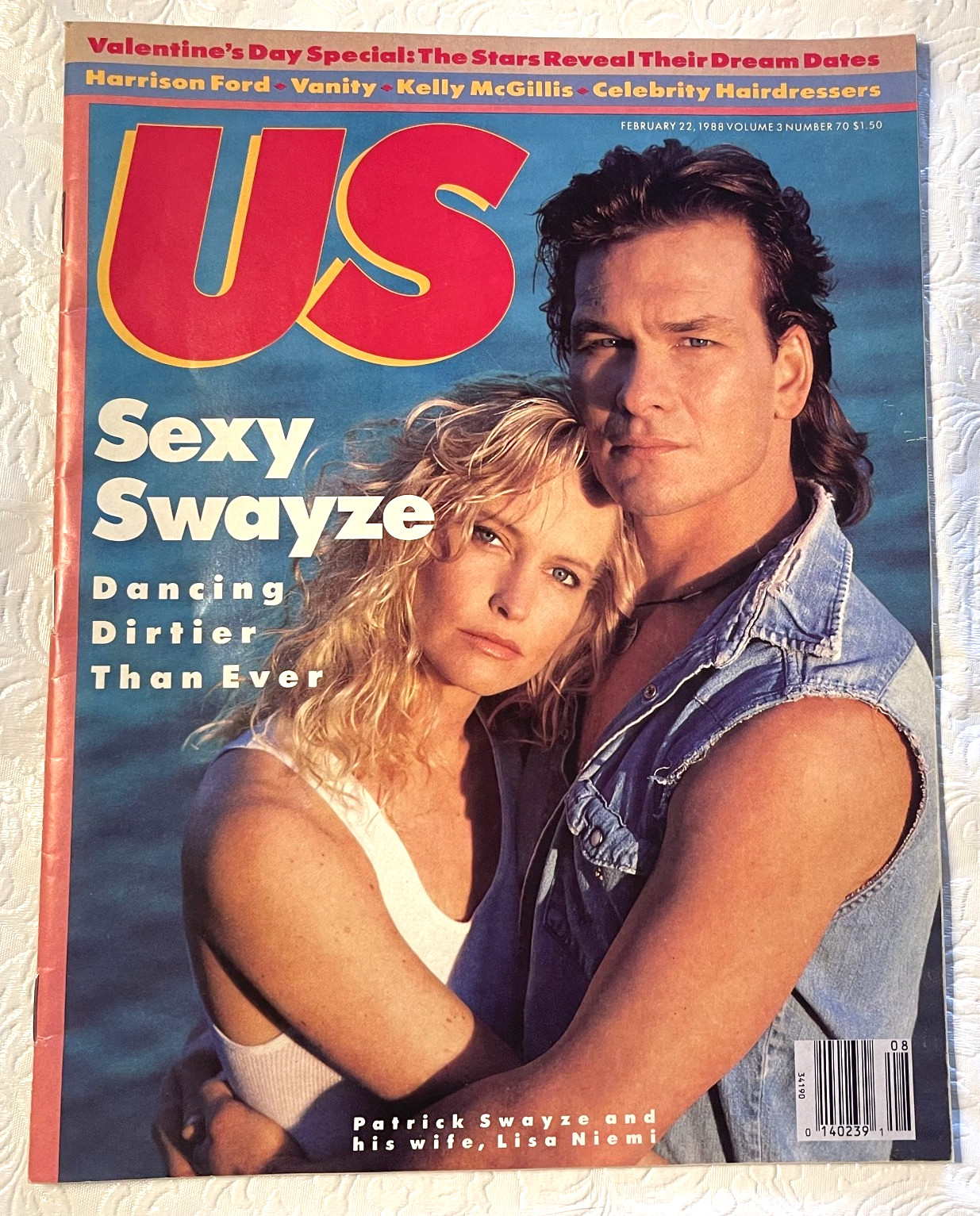 US Magazine Feb 22 1988 Patrick Swayze Dirty Dancing Sexy Swayze VTG Volume 3