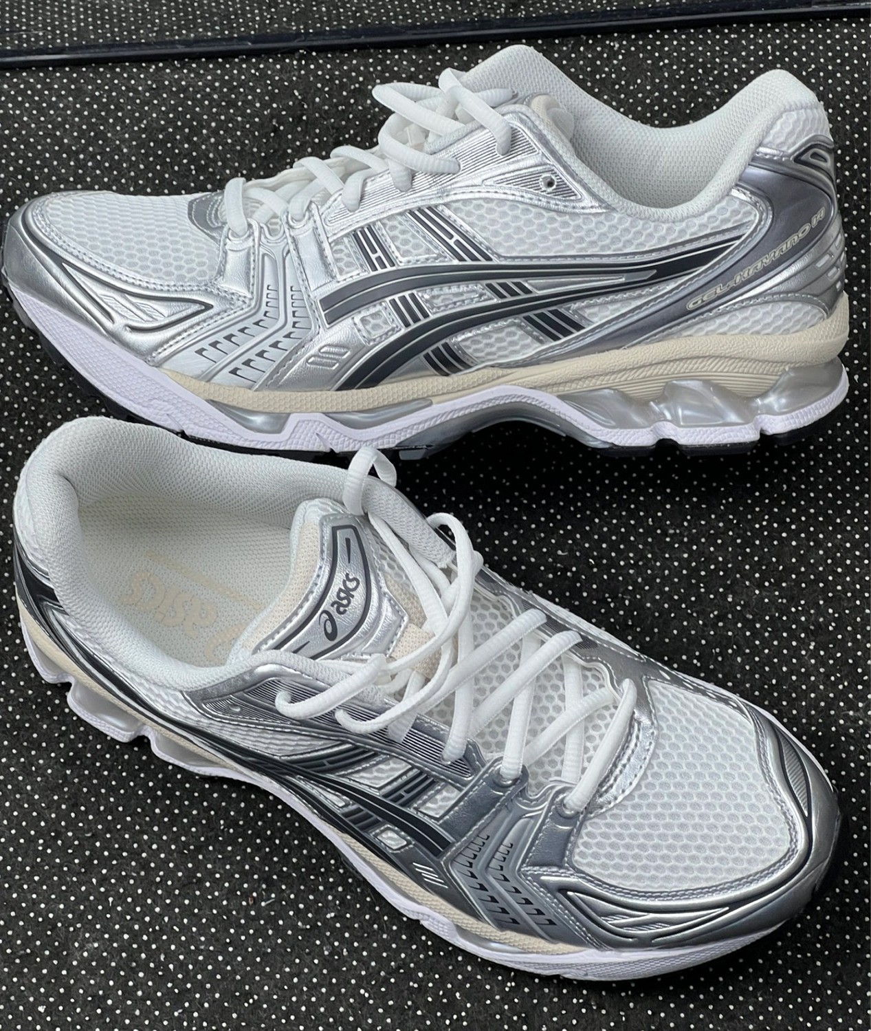 1203A537-110 ASICS Gel Kayano 14 \'White Graphite Grey\' |Supportive Men\'s 🩶