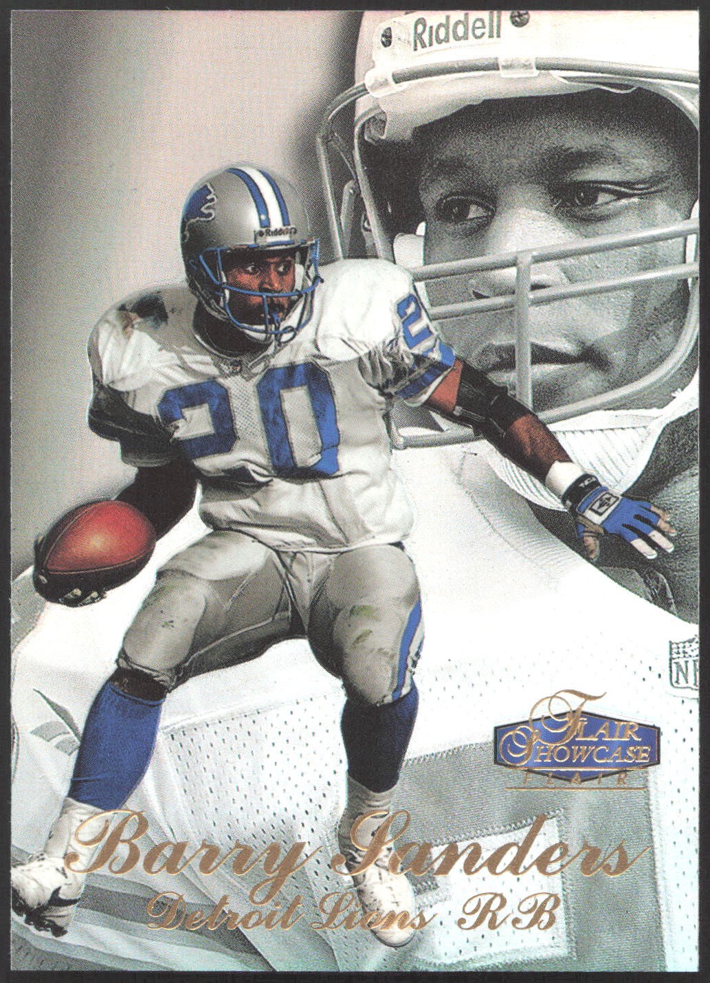 1998 Flair Showcase Barry Sanders #20 Detroit Lions