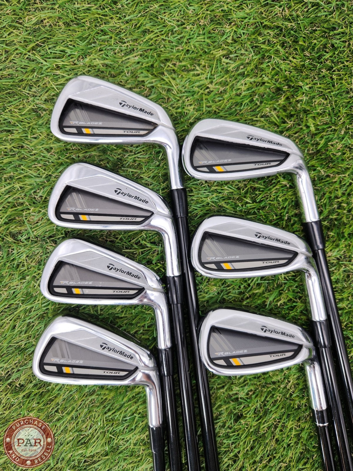 2013 TAYLORMADE RBLADEZ TOUR IRON SET 4-PW TXSTIFF MITSU MMT 105 TX DEMO