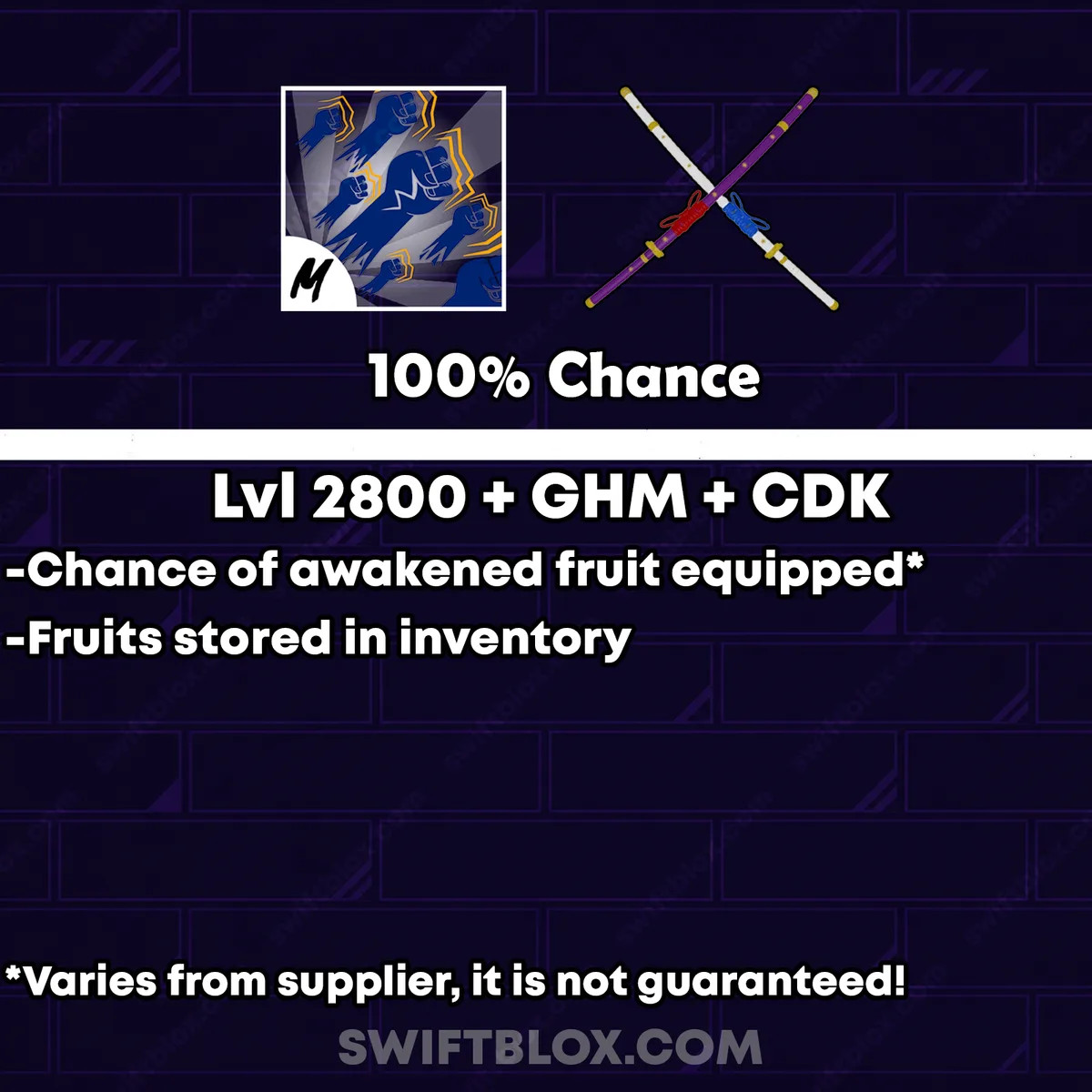 Blox Fruits Max Level + God Human + CDK | Fast Delivery Blox Fruits Max Level + God Human + CDK | Fast Delivery