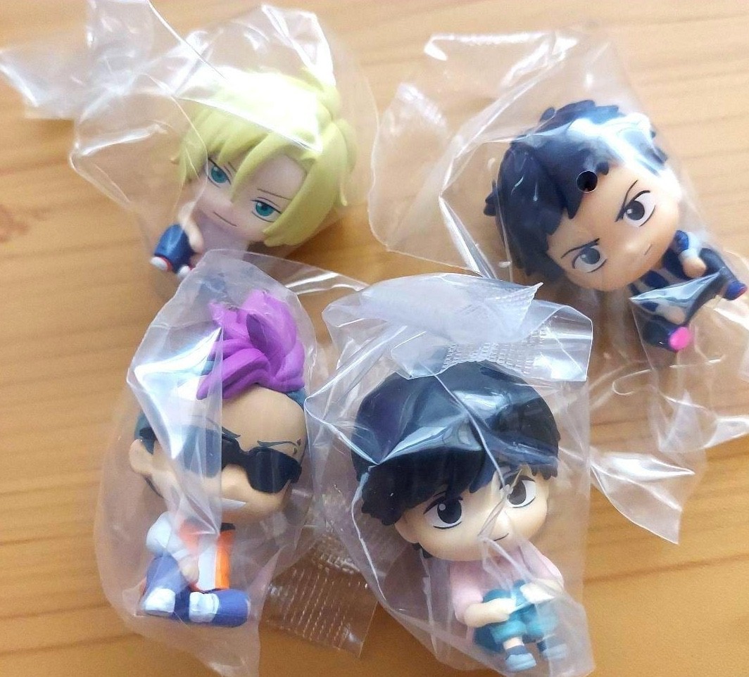 Banana Fish Mini Figure Machiboke Complete 4 Types Set Capsule Toy Banana Fish Mini Figure Machiboke Complete 4 Types Set Capsule Toy