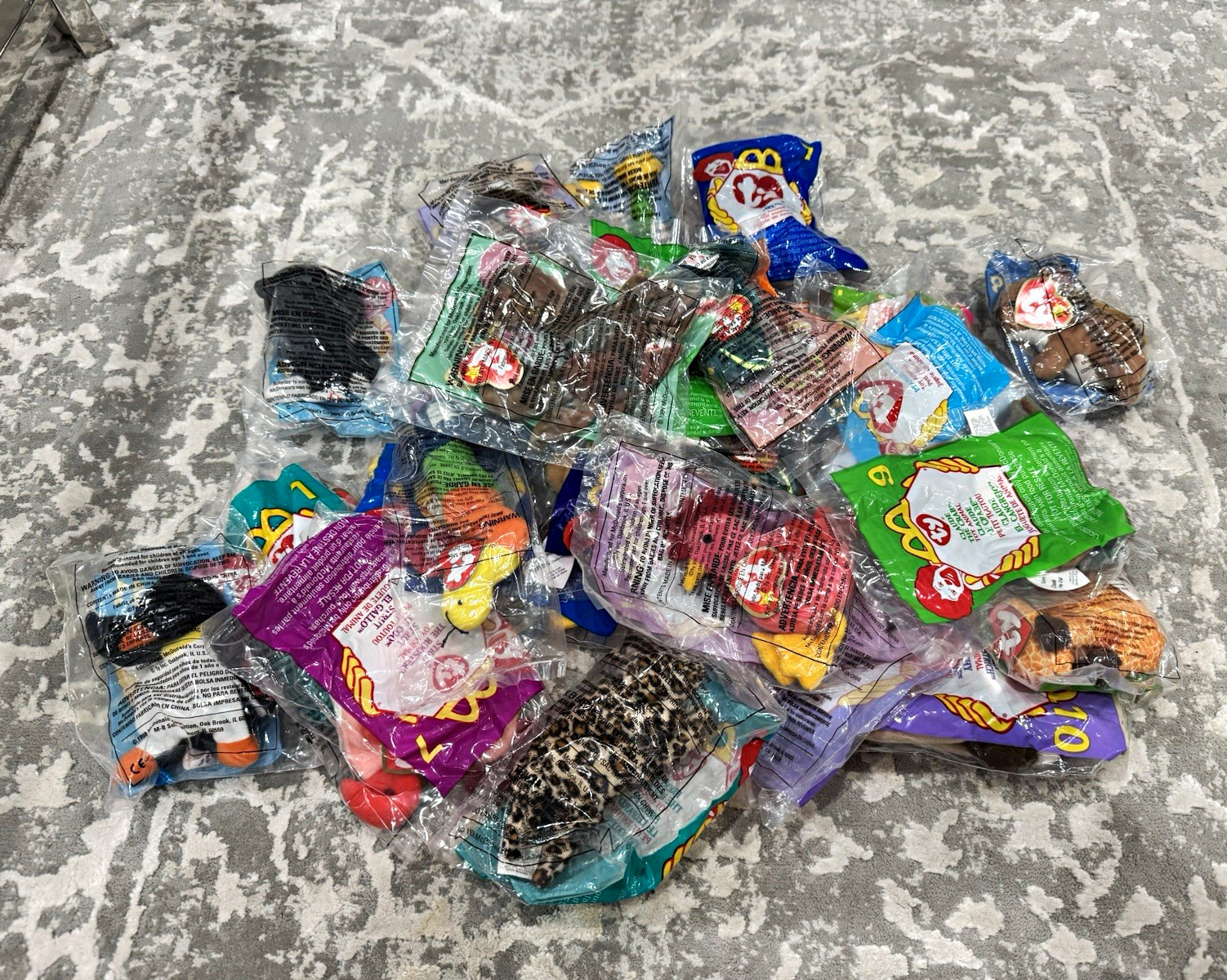 Lot of 30 TY Teenie Beanie Babies McDonald’s Happy Meal Toys Sealed Packages Lot of 30 TY Teenie Beanie Babies McDonald’s Happy Meal Toys Sealed Packages