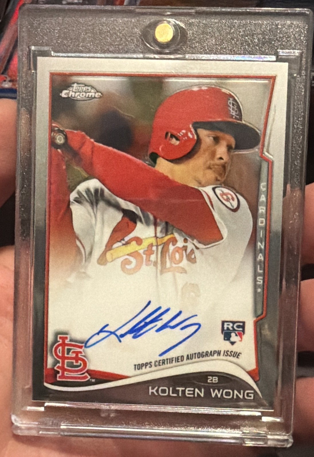 2014 Topps Chrome - Kolten Wong #188 Image Variation Rookie Autographs (AU, RC) 2014 Topps Chrome - Kolten Wong #188 Image Variation Rookie Autographs (AU, RC)