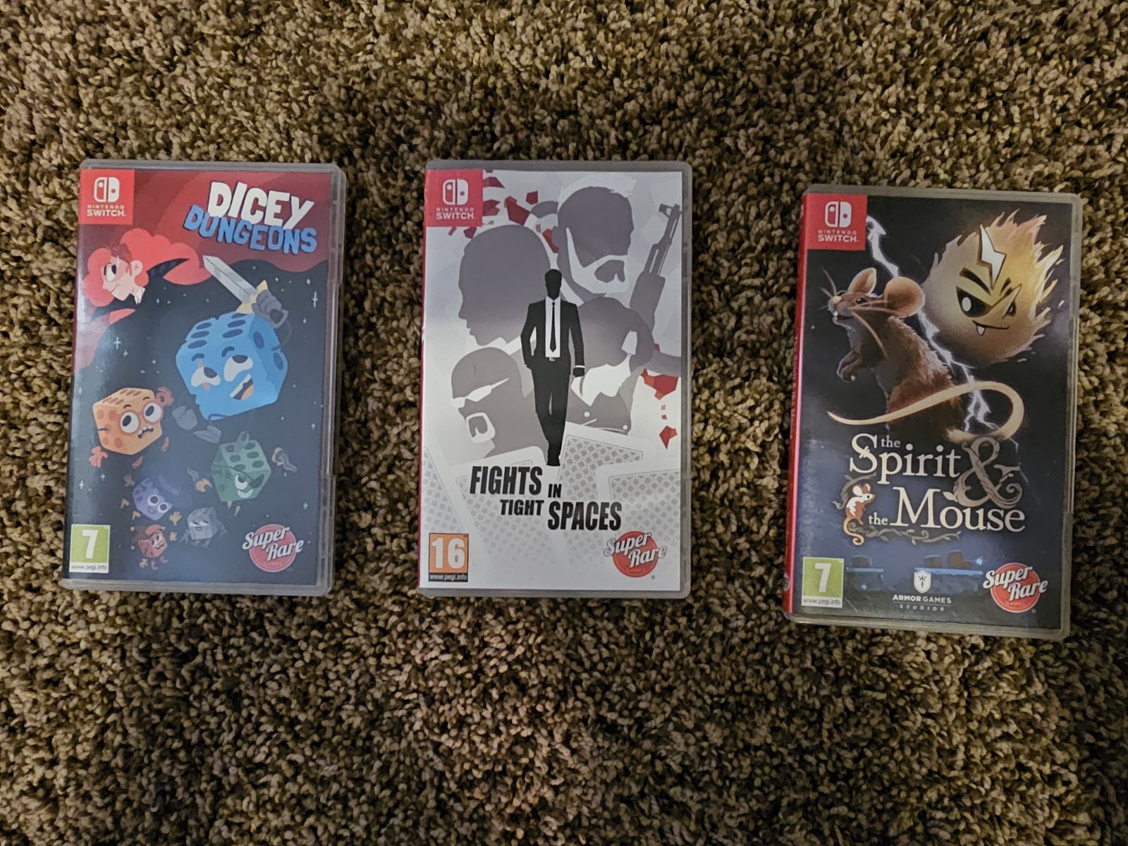 3× Opened Super Rare Games Nintendo Switch Releases