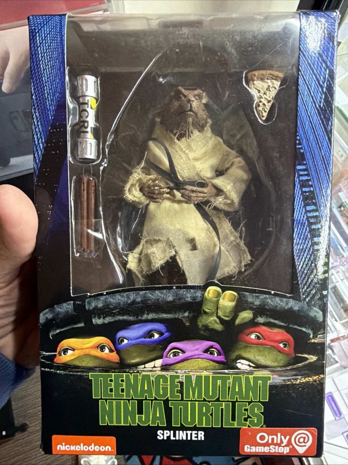 NECA Teenage Mutant Ninja Turtles TMNT Movie Splinter 90s GameStop Exclusive NEW NECA Teenage Mutant Ninja Turtles TMNT Movie Splinter 90s GameStop Exclusive NEW
