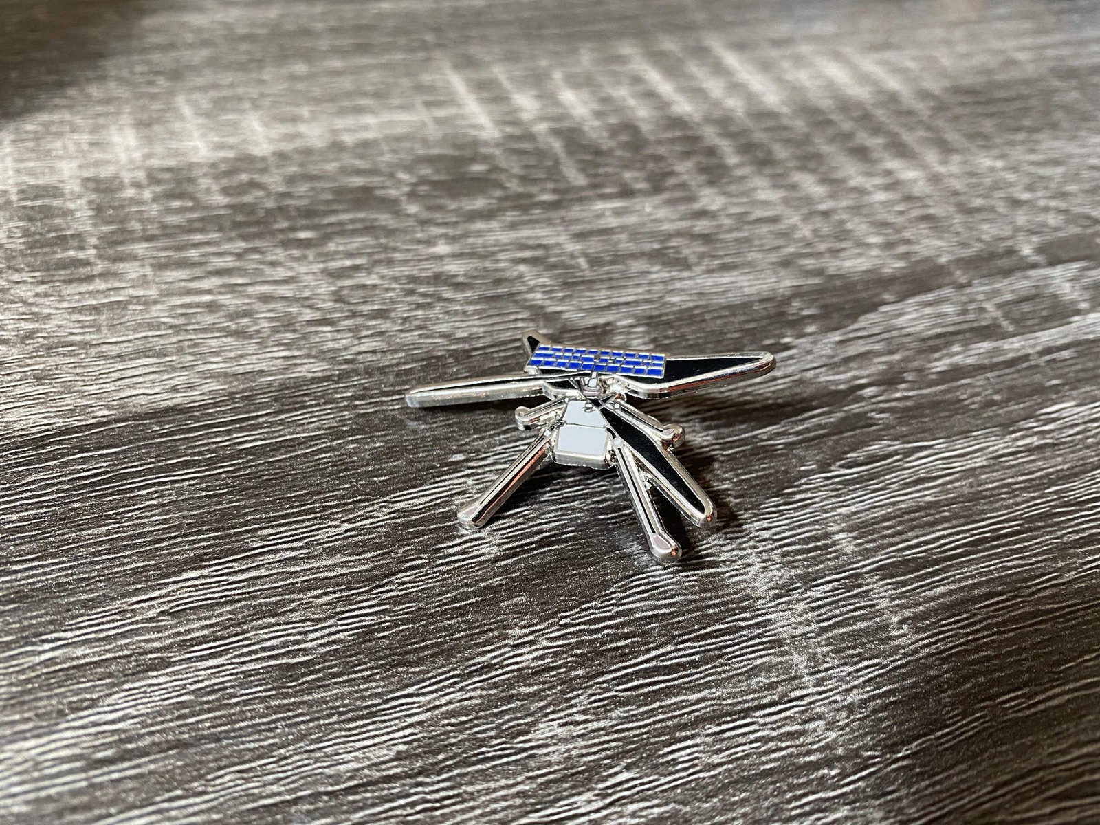 NASA Ingenuity Helicopter Enamel Pin Metal Fashion Science Lapel Accessory