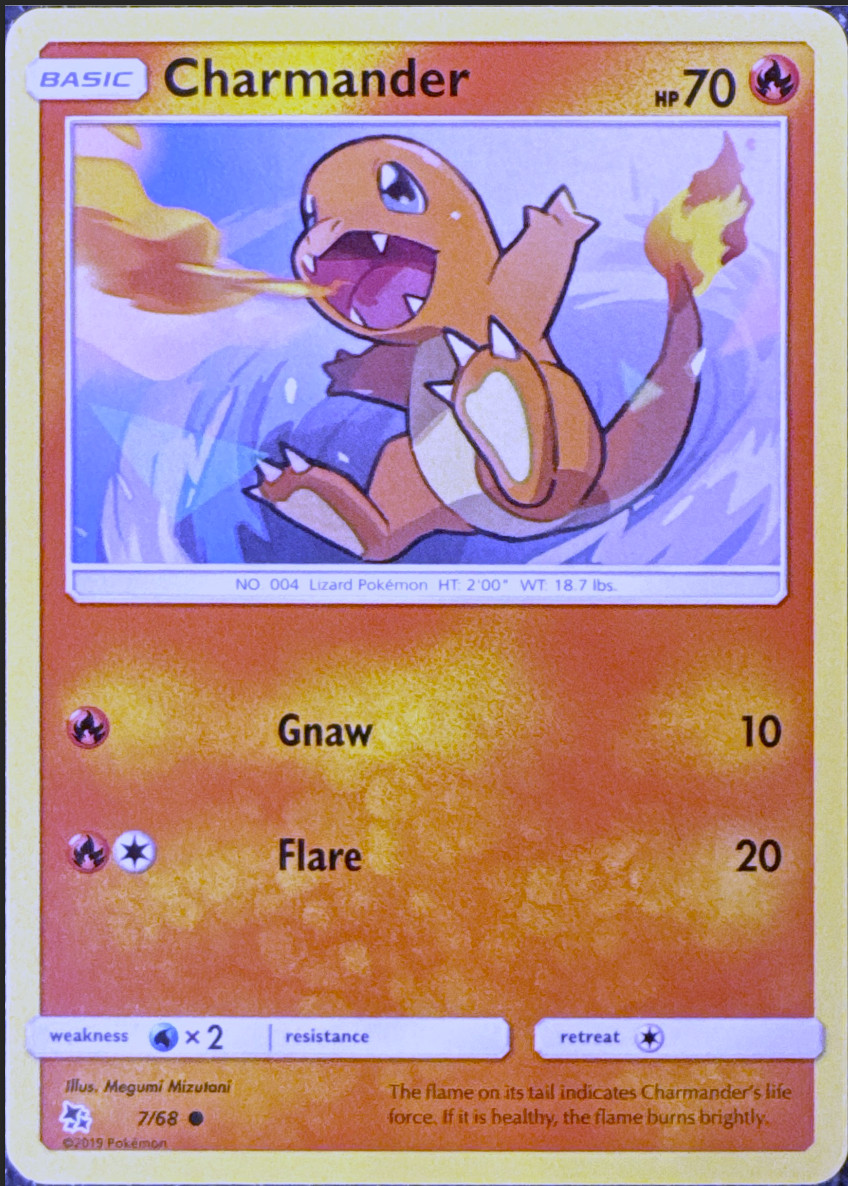 Charmander - 7/68 - Common - Hidden Fates - NM/M Charmander - 7/68 - Common - Hidden Fates - NM/M