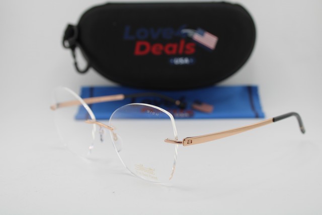 NEW SILHOUETTE L009 LN 3520 23 KT GOLD PLATED BLACK AUTHENTIC EYEGLASSES 57-17 NEW SILHOUETTE L009 LN 3520 23 KT GOLD PLATED BLACK AUTHENTIC EYEGLASSES 57-17