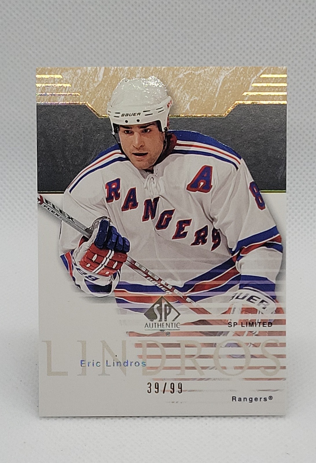 2003-04 SP Authentic - Eric Lindros #58 SP Limited /99 2003-04 SP Authentic - Eric Lindros #58 SP Limited /99