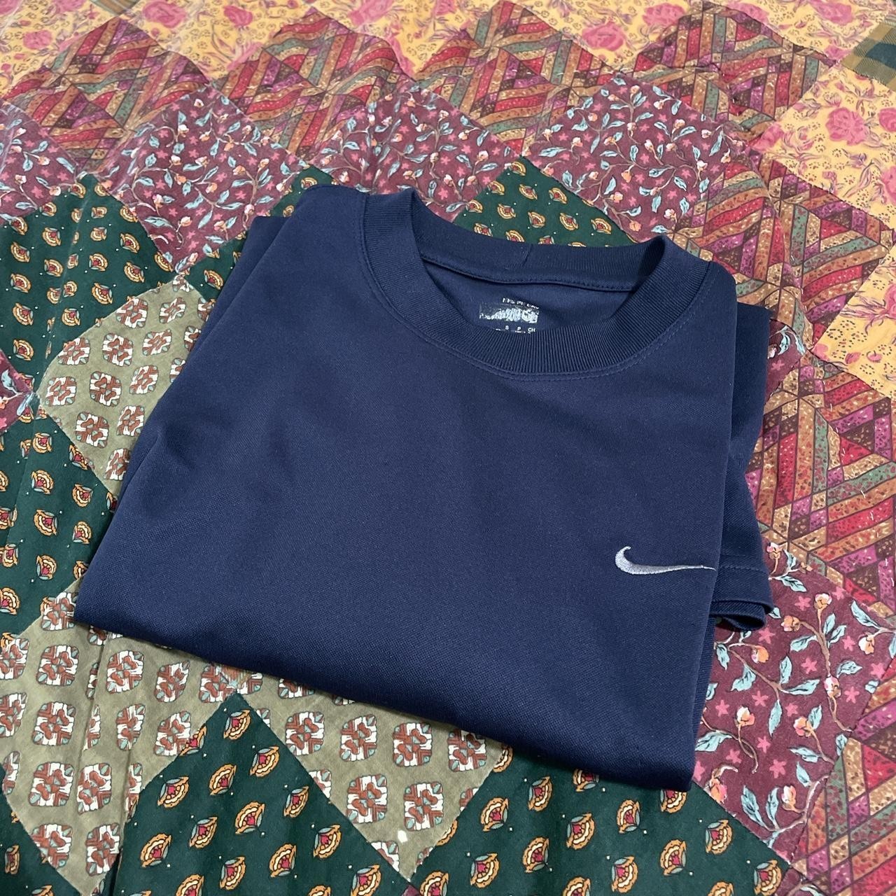 Nike Vintage Dry Fit Athletic T-Shirt Navy Men\'s S Nike Vintage Dry Fit Athletic T-Shirt Navy Men\'s S