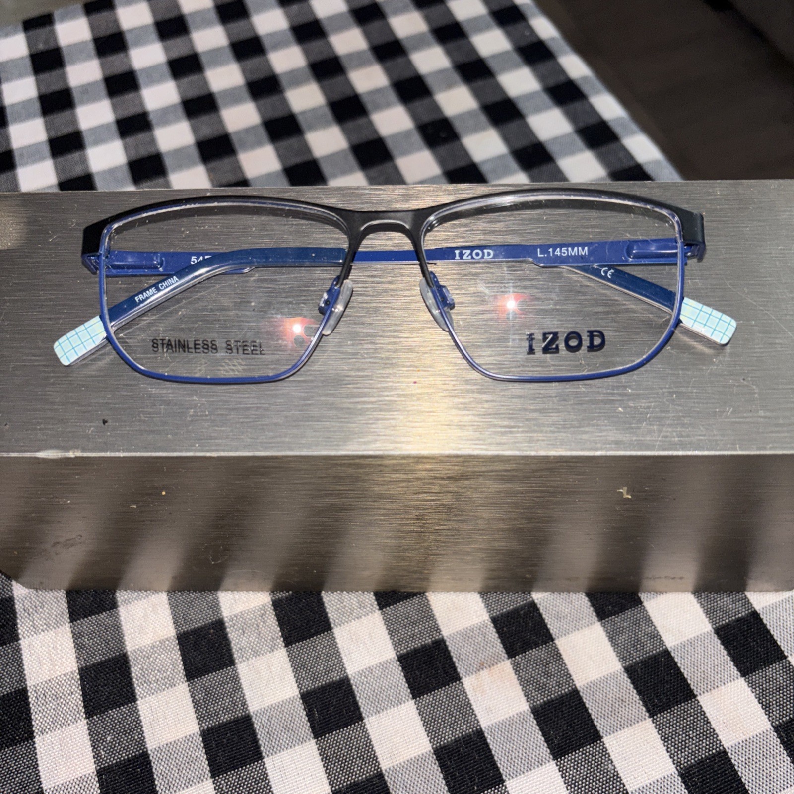 NEW IZOD BLACK 54/14/145 EYEGLASSES FRAMES ONLY