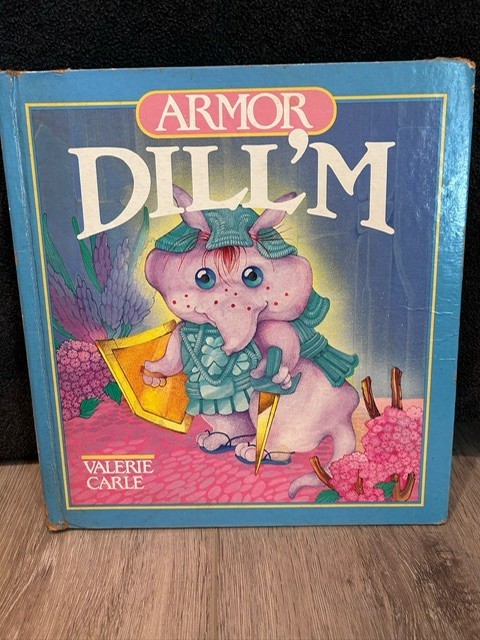 Vintage 1988 Valerie Carle Armor Dill\'m Childrens Hardcover Book Vintage 1988 Valerie Carle Armor Dill\'m Childrens Hardcover Book