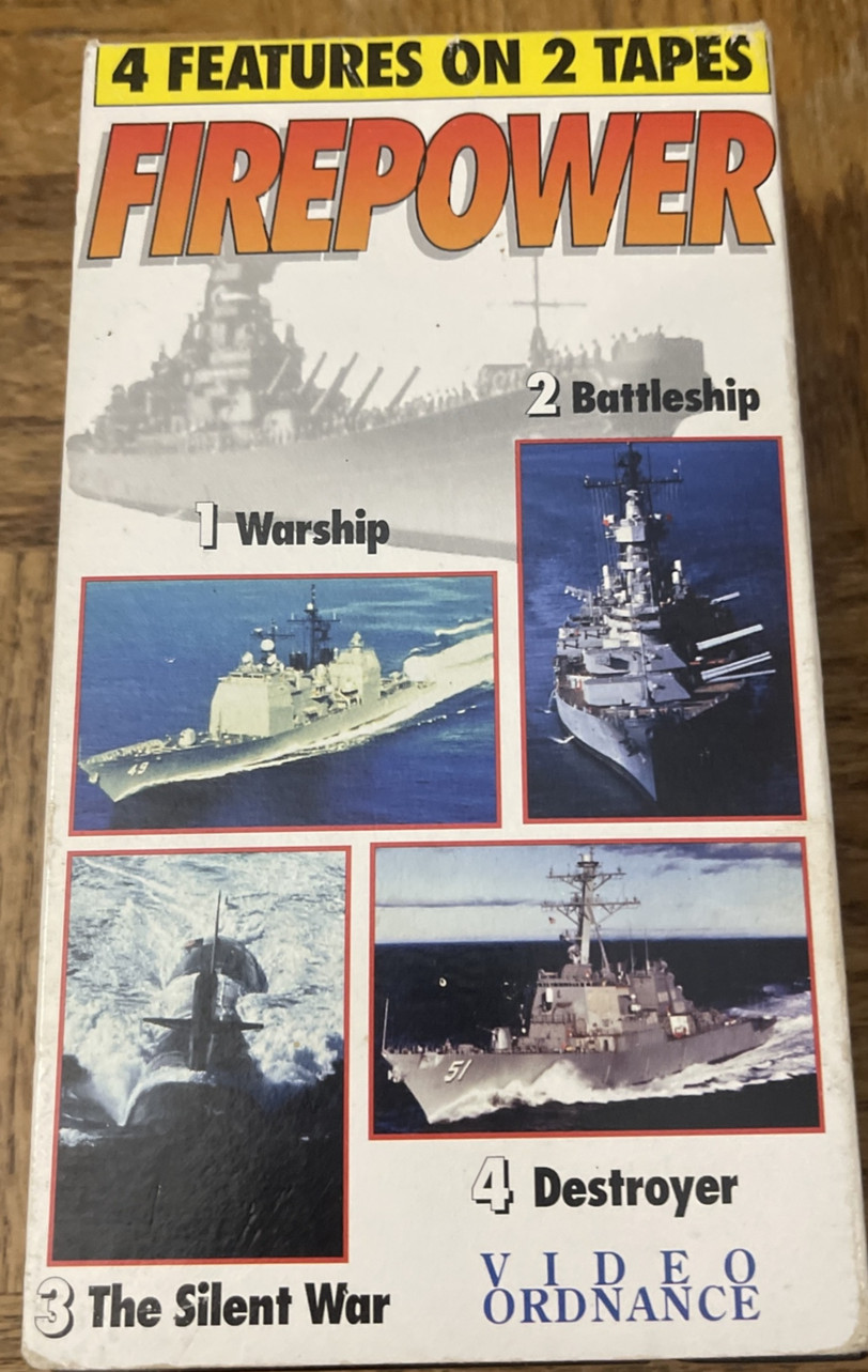 Firepower VHS=(2 Tapes)RARE